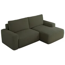 ECKSOFA BELLUNO L Grün Boucle - Rechts