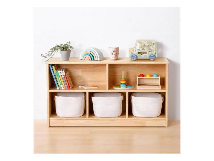 LuxusKollektion Kinderregal Kinderregal Holz 110cm 5 Fächer Spielzeugaufbewahrung, 1-tlg.