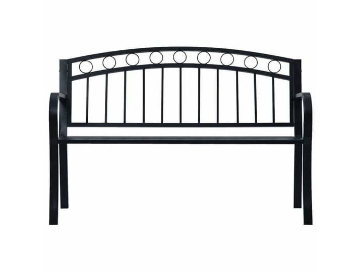 Siège de balcon - HAOSHOP - Banc de jardin 125 cm Noir Acier&01_66732