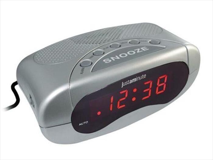 JUSTAMINUTE Sveglia Digitale Eh49101s-argento