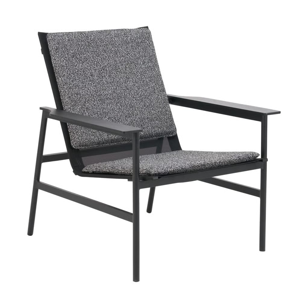 Brafab Soro loungefauteuil Zwart teddy ant