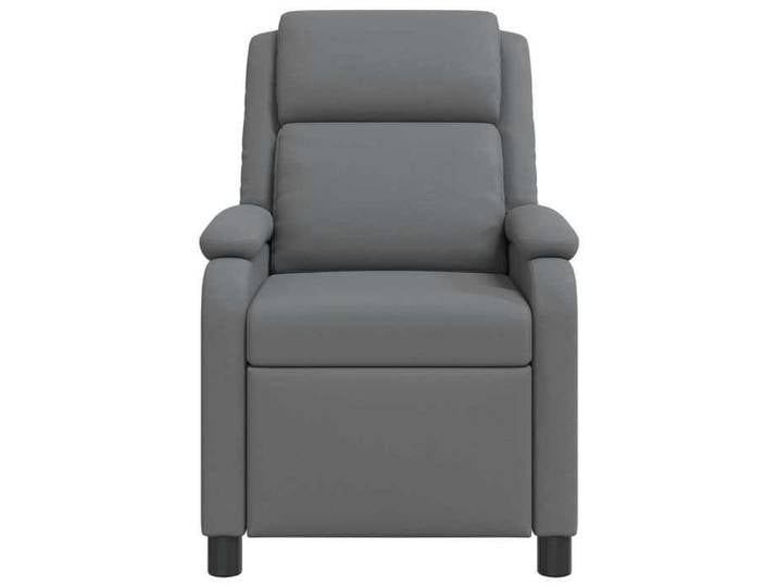 Meuble - Fauteuil - Gris - Fauteuil inclinable Gris Simili cuir_29699