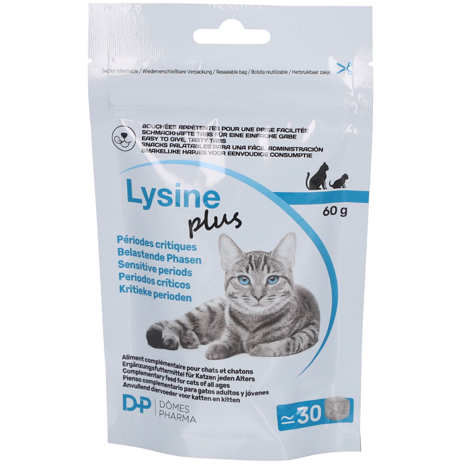 Lysine plus Ergänzungsfuttermittel Tabs f.Katzen 30 St Tabletten