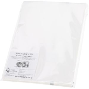 Brother Thermopapier Premium, Endlosfalz mit Steuermarke, A4, 80 g/qm, für Durcker der PJ-Serien, 100 Blatt