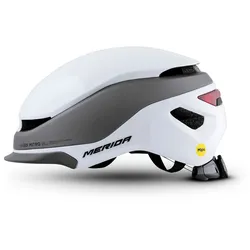 Merida Mitro UE-1 Fahrradhelm mit MIPS und NTA-8776-Zulassung für S-Pedelecs, Größe M, weiß/grau