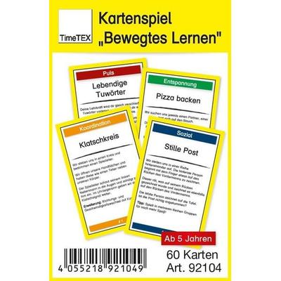 Kartenspiel 'Bewegtes Lernen' 60-tlg. im Etui, Taschenbuch von , Timetex