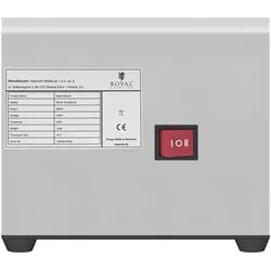 Royal Catering Fleischwolf Edelstahl Elektrisch 70 Kg H Reverse Funktion Metallgetriebe 600Watt, Fleischwolf, Silber