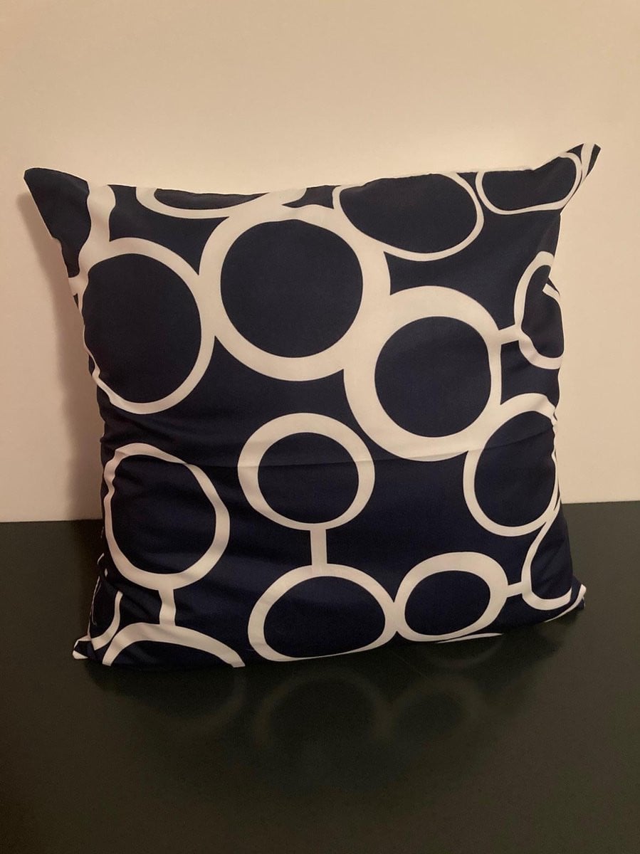 Kussenhoes Nordic Geometry Collection Dark Blue Edition - 45 x 45 cm