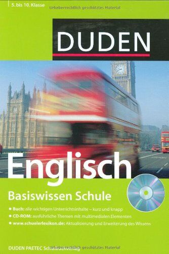 Dagmar Knapp - Duden. Basiswissen Schule. Englisch. Mit CD-ROM: 5. bis 10. Klasse - Preis vom 14.10.2026 23:07:16 h