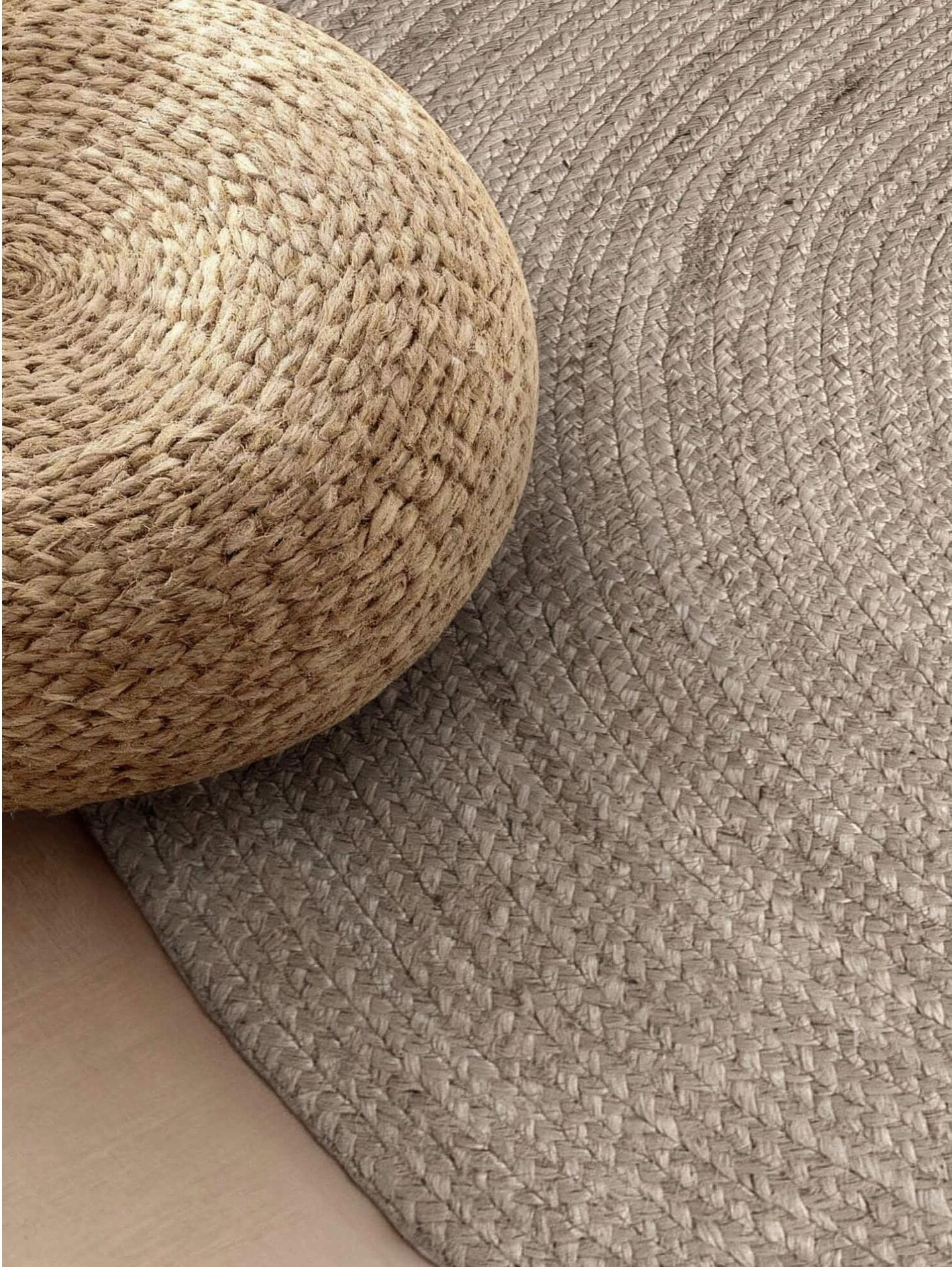 Teppich HANSE HOME "Rangpur Juteteppich, in rund und oval", beige (braun), B:160cm H:10mm L:230cm, Jute, Teppiche, Teppich, handgewebt, 100% Jute, Natur, Wohnzimmer, Flur, Boho, Skandi braun B : 160cm 1 Stk., 10mm, L: 230cm