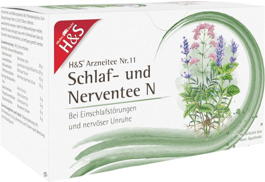 H&s Schlaf- und Nerventee N Filterbeutel