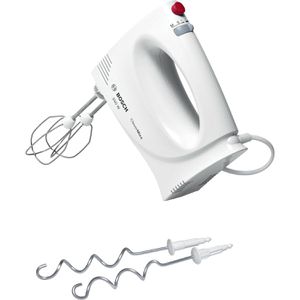 Bosch Handmixer CleverMixx MFQ3030, weiß, 4 Geschwindigkeiten, mit Knethaken und Schneebesen, 350 Watt