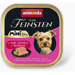animonda 32x100g Mini Ad Kalb+Schin.+Basi vF Hundenassfutter