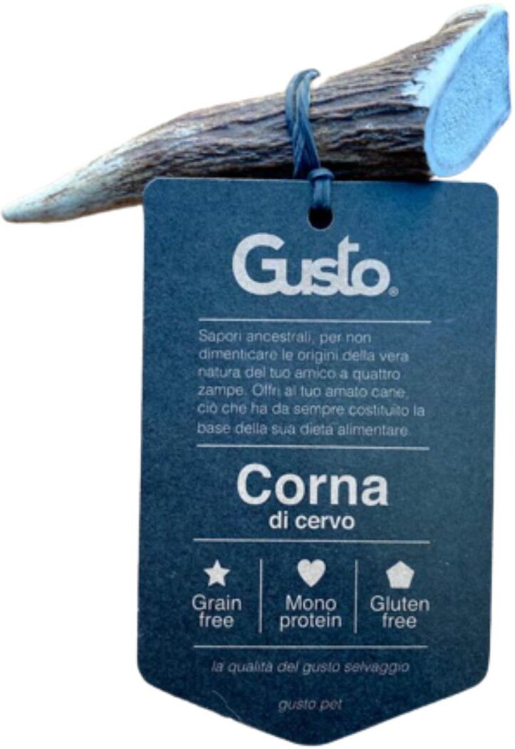 Gusto Corna di Cervo Intere per Cani Masticativo Naturale XS 30-49gr