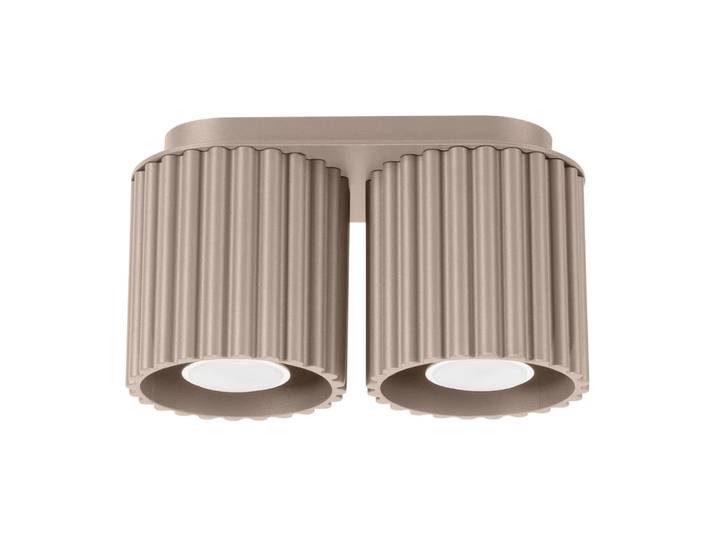 Plafonnier Aluminium Taupe GU10 2 Aura