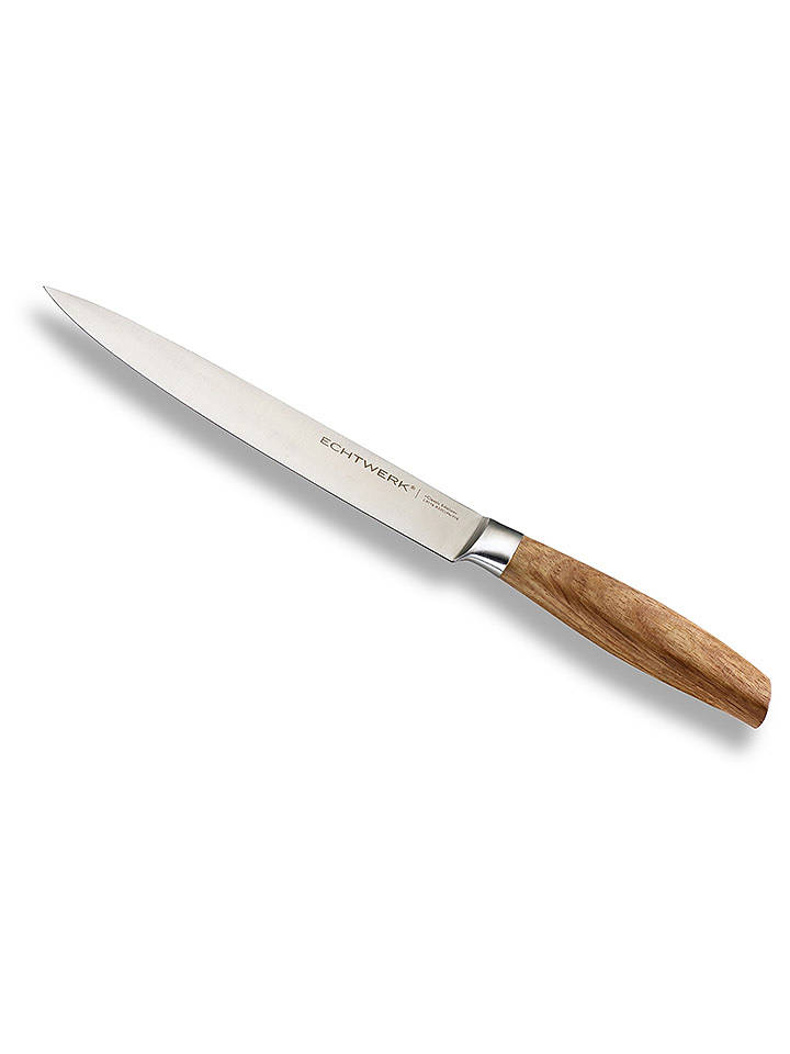 Echtwerk Schinkenmesser "Classic Edition" in Silber/ Hellbraun - onesize