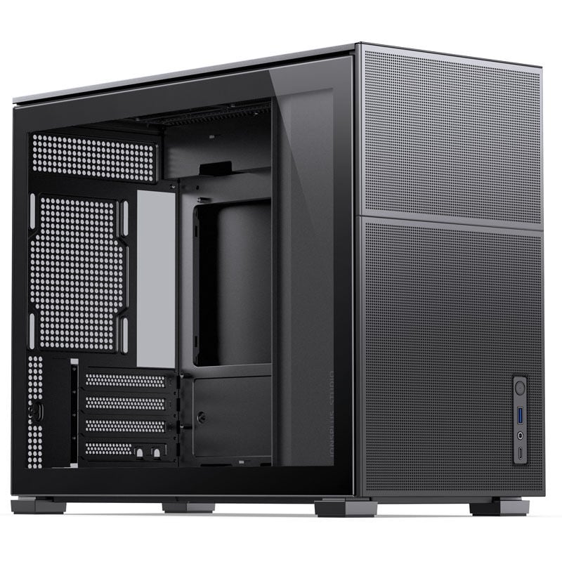 Jonsbo D31 MESH Micro-ATX Gehäuse, Tempered Glass - schwarz