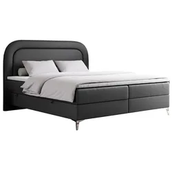 BOXBETT EIRA 200/200 Dunkelgrau Kunstleder - H4