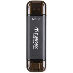 Transcend ESD310C Externe SSD 128 GB, schwarz