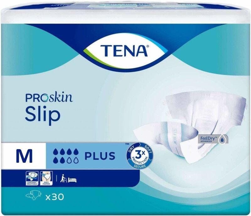 Tena Proskin Slip Plus Medium - 6 paquets de 30 protections