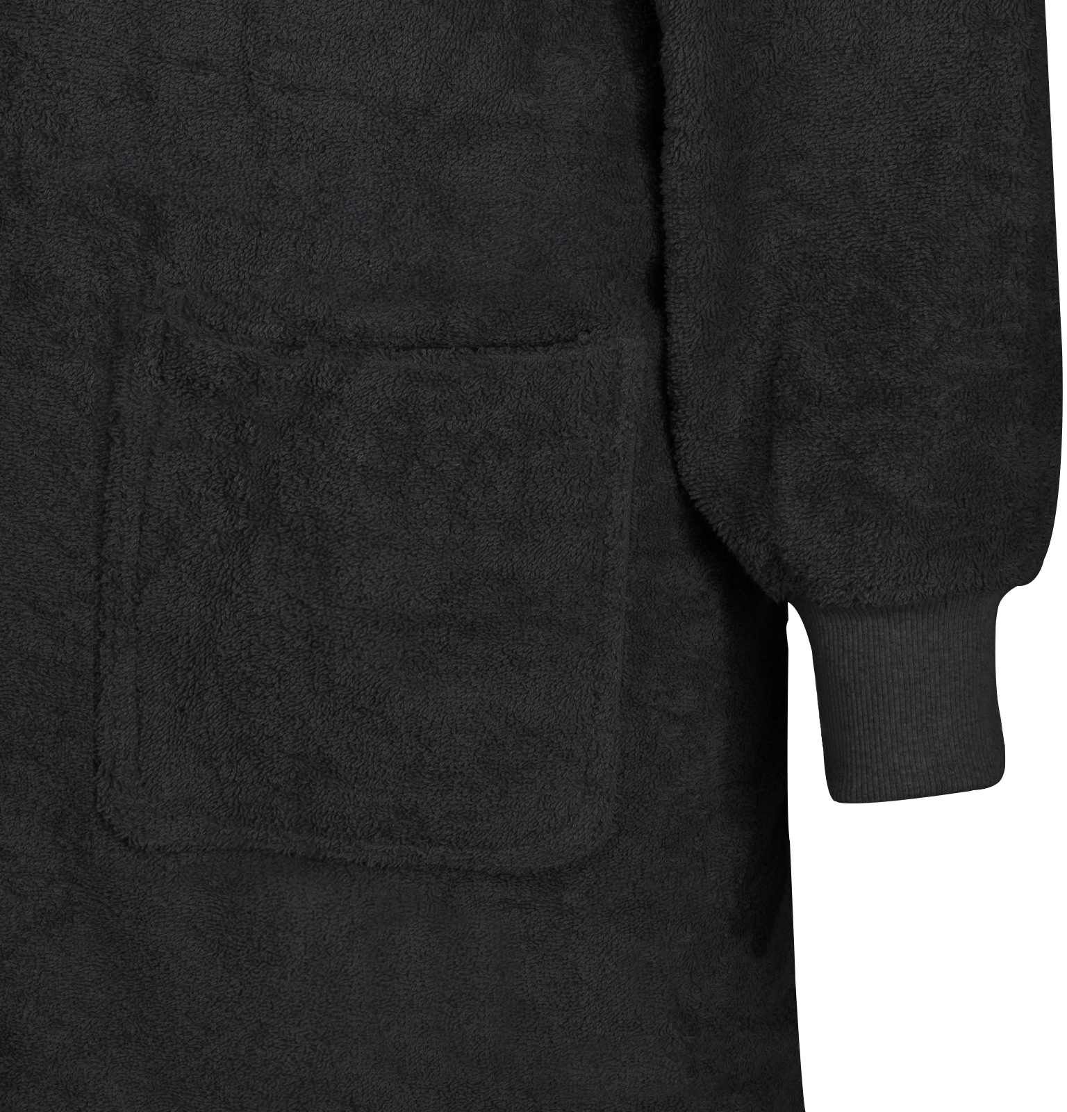 vidaXL Sweat à capuche couverture KINN Noir L Coton