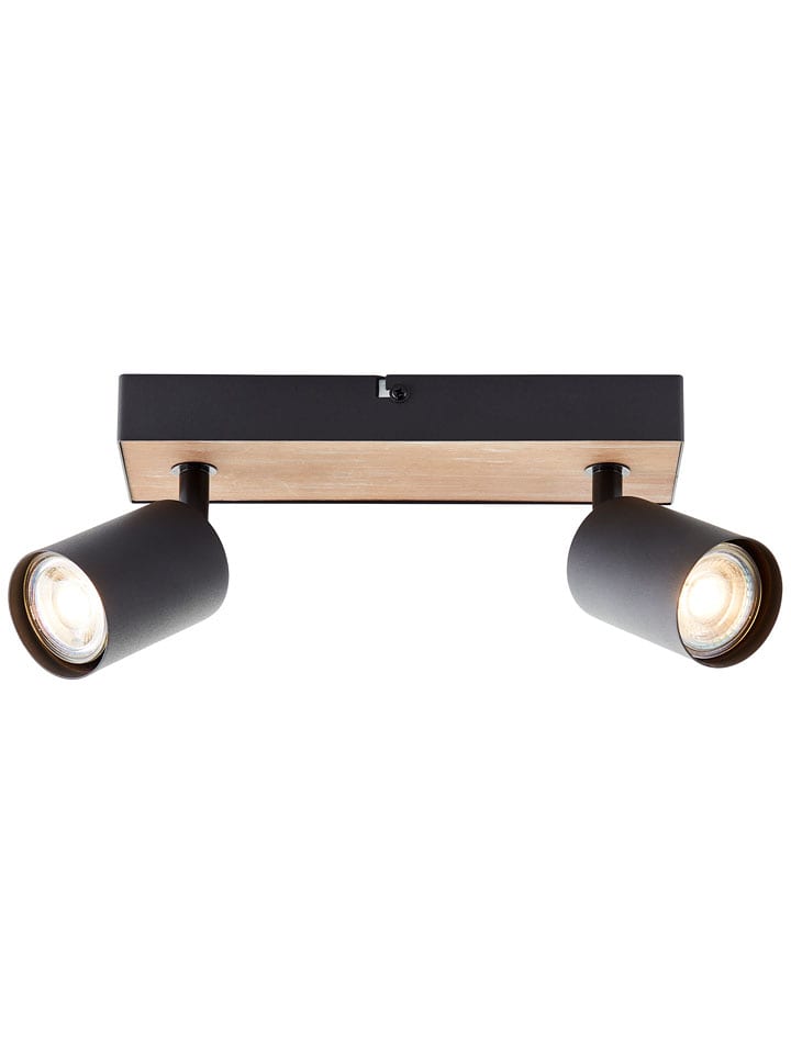 Brilliant LED-Deckenleuchte "Jello" in Schwarz/ Natur - onesize