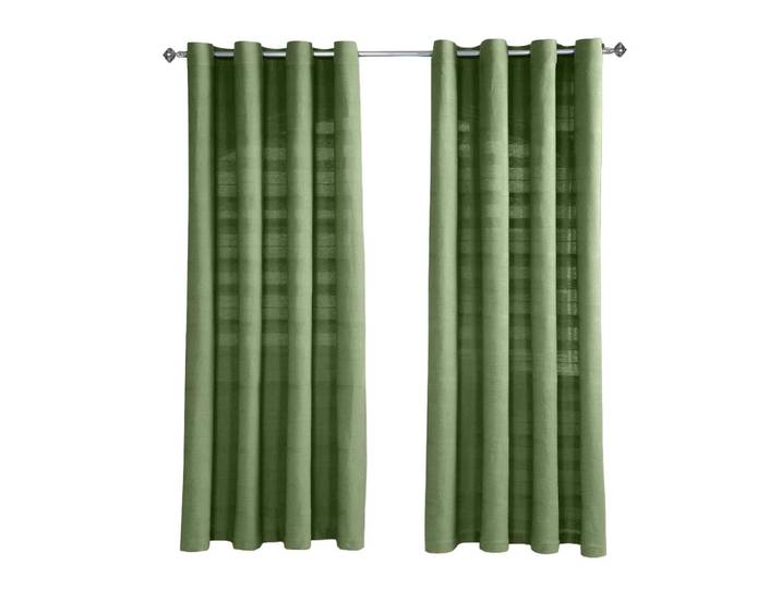 ÖSENVORHANG Rajput blickdicht 2er-Set, 137/137 cm