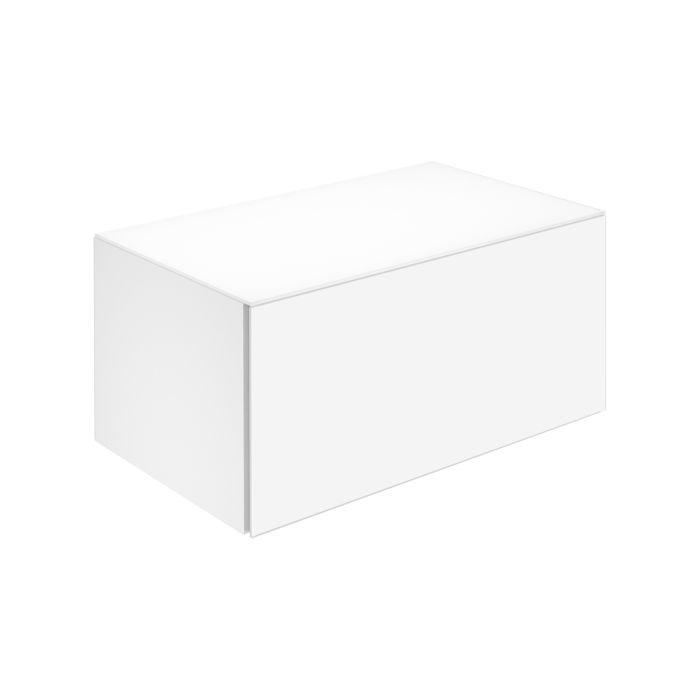 Keuco X-Line Sideboard 33126290000 80x40x49cm, Dekor inox seidenmatt, Glas inox satiniert