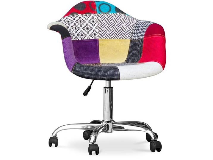 Chaise de bureau Emery - Patchwork Ray Multicolore