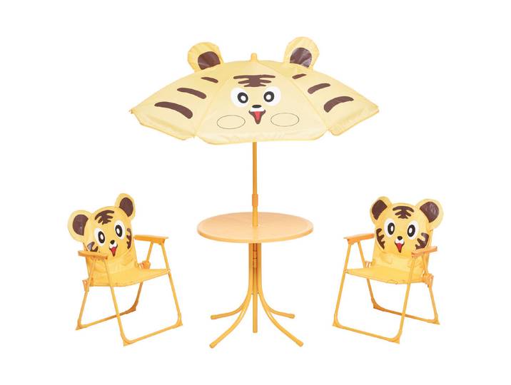 Home and More Kinder Balkon-Set Tiger Gelb