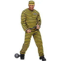 Widmann HÄFTLING gelb/schwarz (Oberteil,Hose, Mütze), XXXL (3XL)