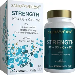 Sanomotion Strength K2 + D3 + Ca + mg Vegan 90 ST