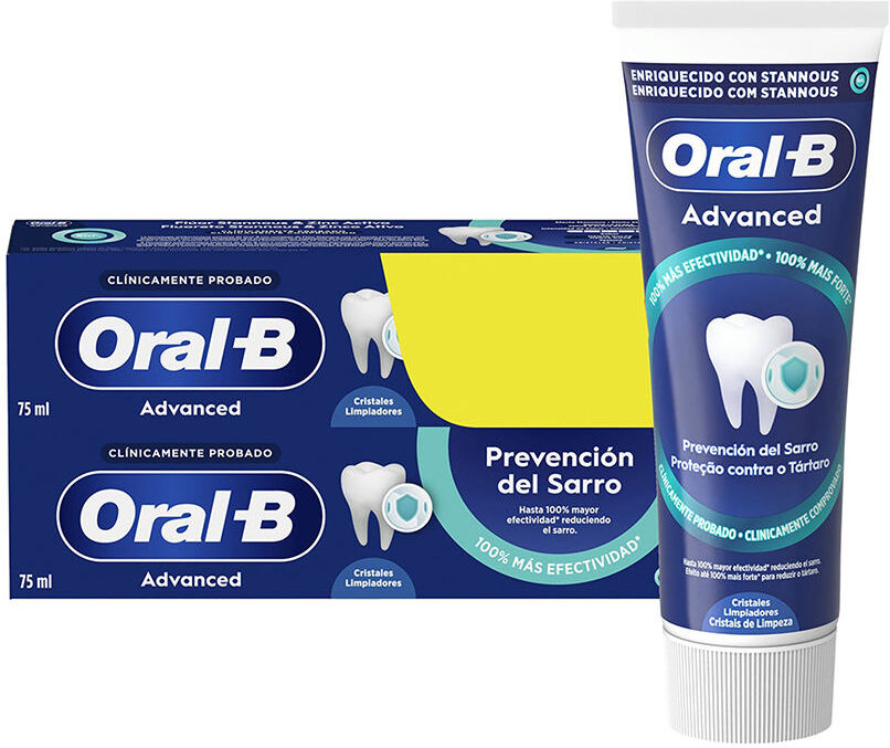 Oral-B Dentifrice Prévention Tartre 2 x 75 ml