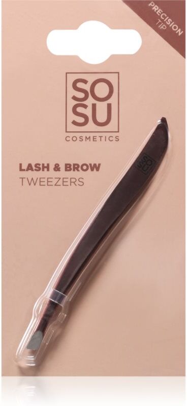 SOSU Cosmetics Lash and Brow Tweezers pince à épiler sourcils 1 pcs