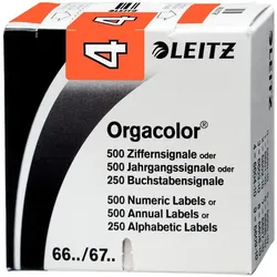 Leitz, Ordner Zubehör, Orgacolor Orange