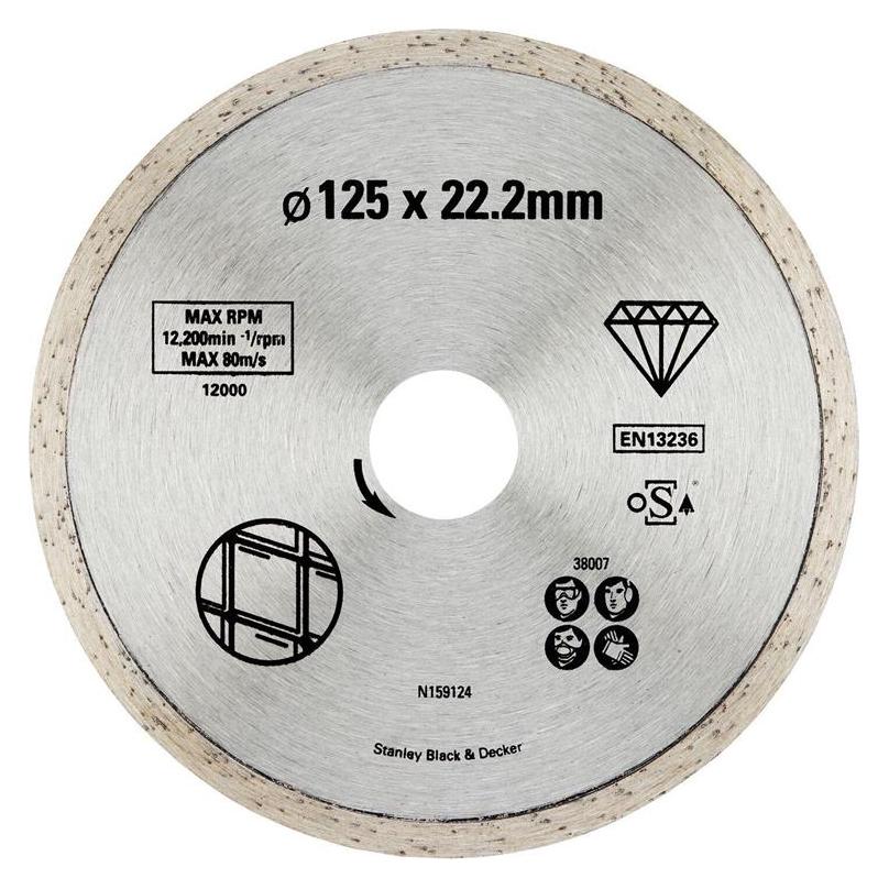 Stanley CUTTING DISC STA38007-XJ 125MM (STA38007-XJ)