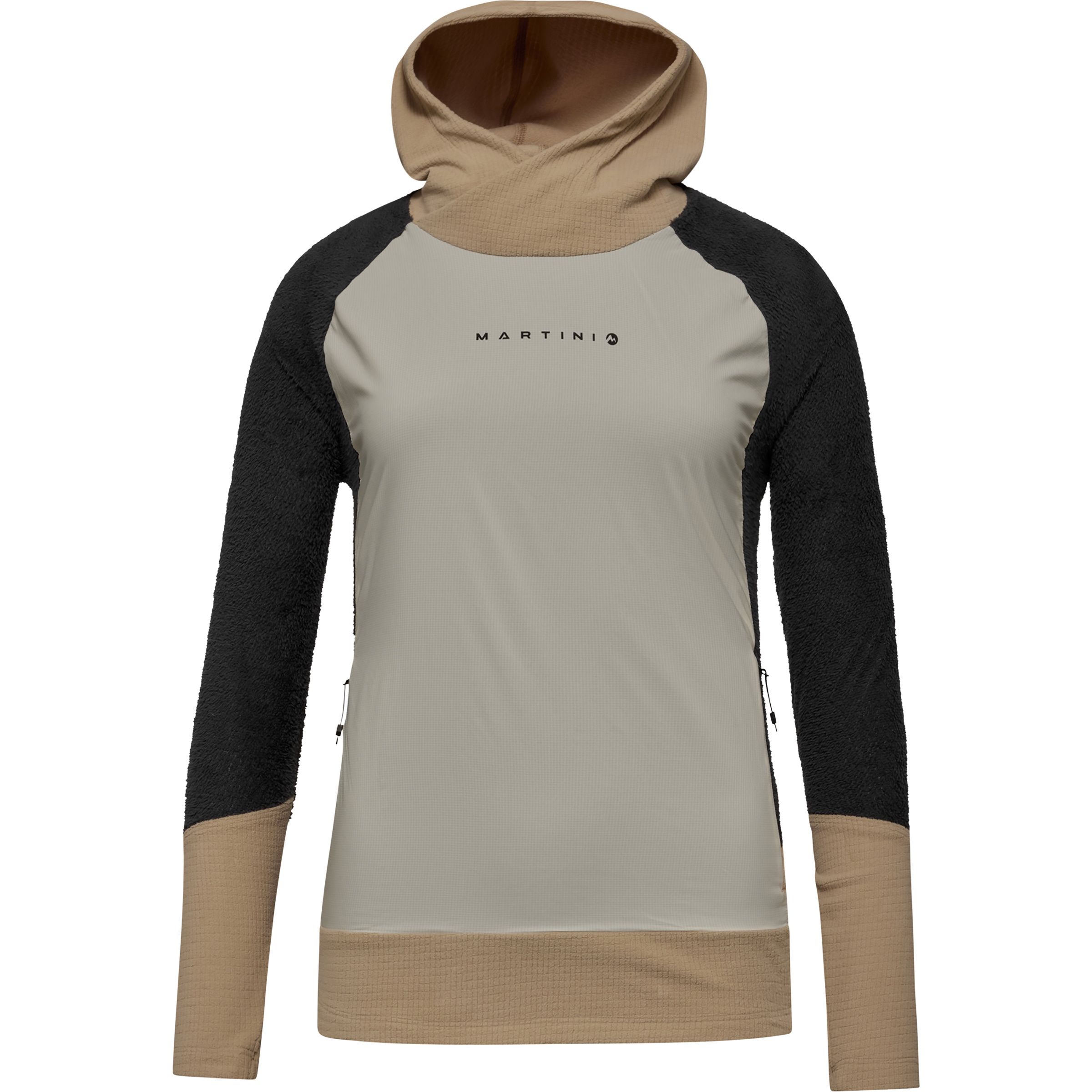 Martini Sportswear Wildtrack Rock In Hybrid Damen Hoodies schwarz Größe M Trekking Windabweisend Primaloft