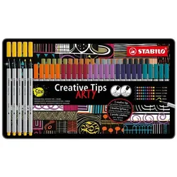 Stabilo 50er-Pack Filzstifte »ARTY URBAN« grau