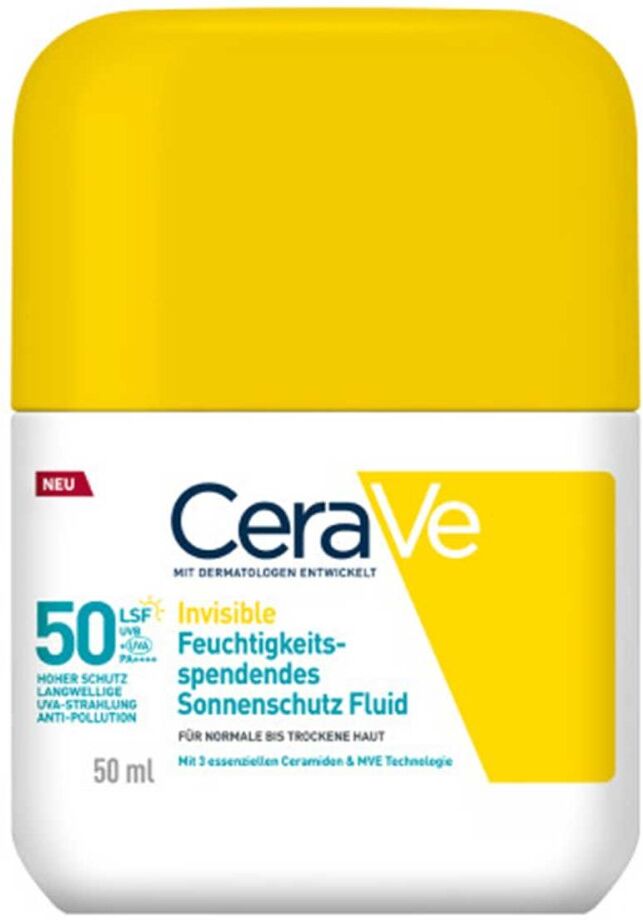Cerave Sonnenschutz Fluid Invisi.feuchtigk.spf 50