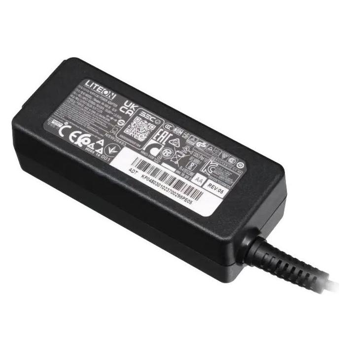 Acer AC Adapter 45W, 19V, 1 7X5 5X11 3P - Black (45 W) (KP.04503.010)