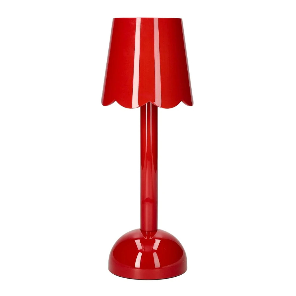 Addison Ross Scallop LED Tafellamp - Burgundy - Hoogte: 28 cm