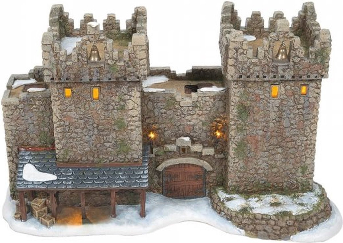 Department 56 Game of Thrones Winterfell Castle Statue met verlichting, 20 cm