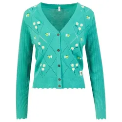 Blutsgeschwister Sommer Cardigan Sweet Soiree - shallow waters blue knit XL