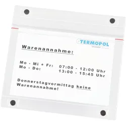Eichner Sichttasche Magnet 9218-03700 A5 quer 5 Stück