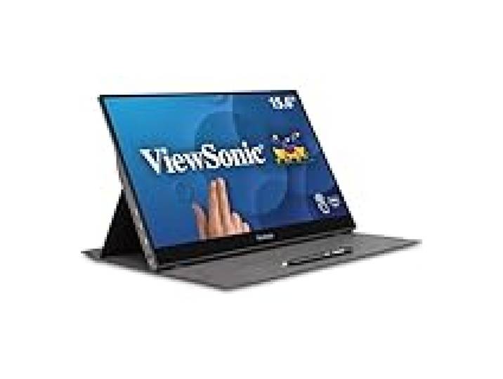 ViewSonic TD1655 Moniteur à écran Tactile IPS 16' Full HD, 10 points, USB-C, Noir