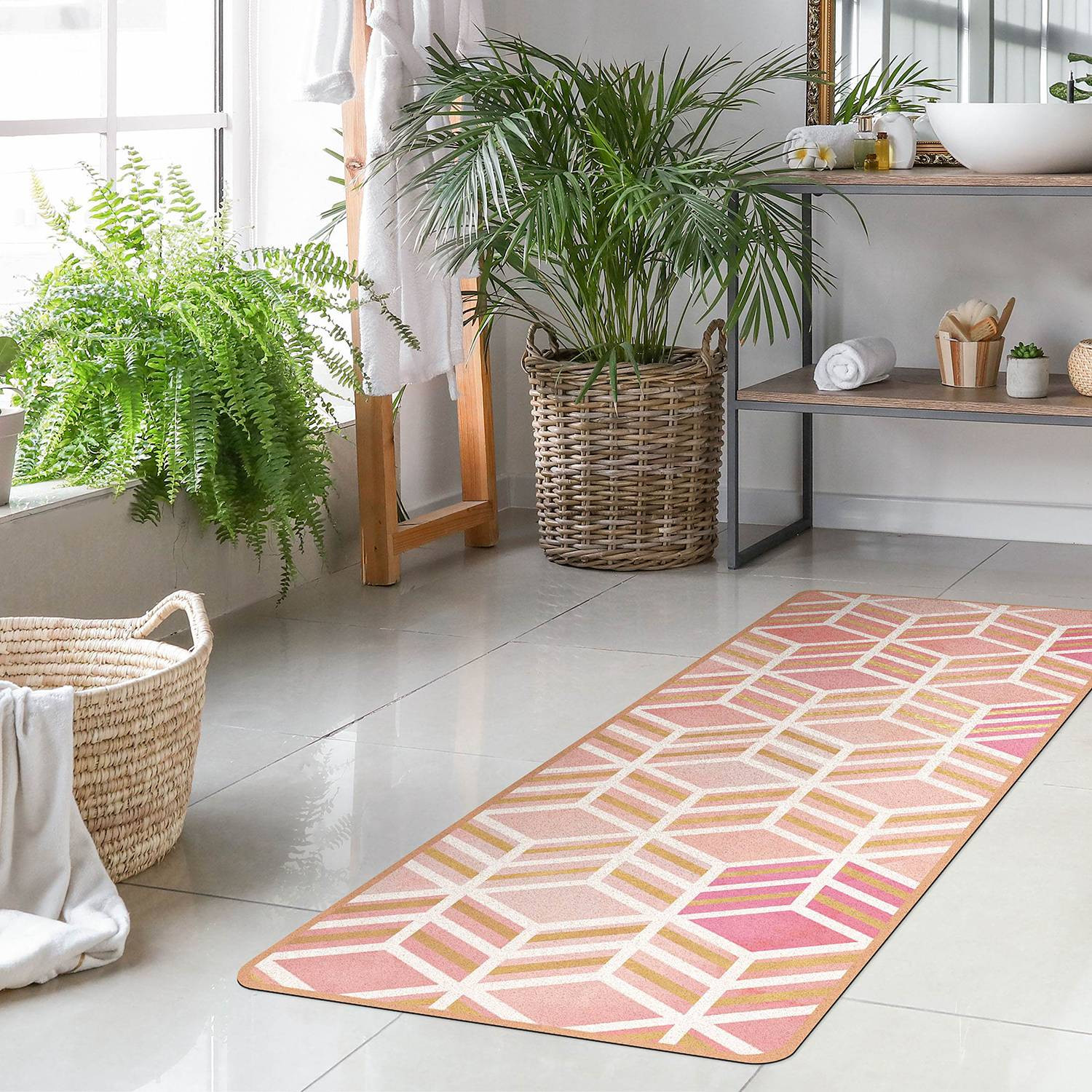 home24 Take the Cake yogamat roze 183 x 61 cm