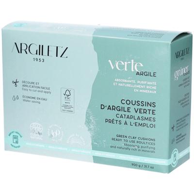 Argiletz Argile Verte Coussin D'argile - Cataplasme d'argile verte, prêt à l'emploi. b 900 g Kissen