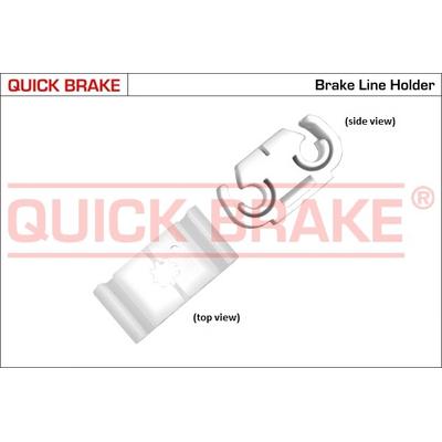 QUICK BRAKE Halter, Bremsleitung w für VW