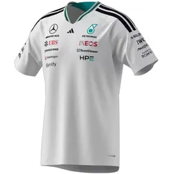 Mercedes-Benz T-Shirt Herren by adidas Fahrer Mercedes-AMG F1 weiß Größe XS B679 - XS