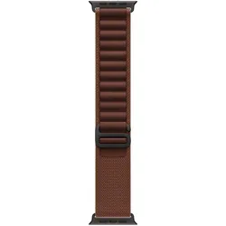 Apple Watch 49mm Burgunder Alpine Loop - Large - Titan Schwarz